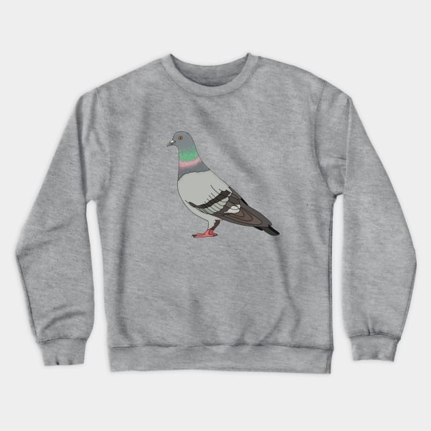 Pigeon walk Crewneck Sweatshirt by Naty Design Prague